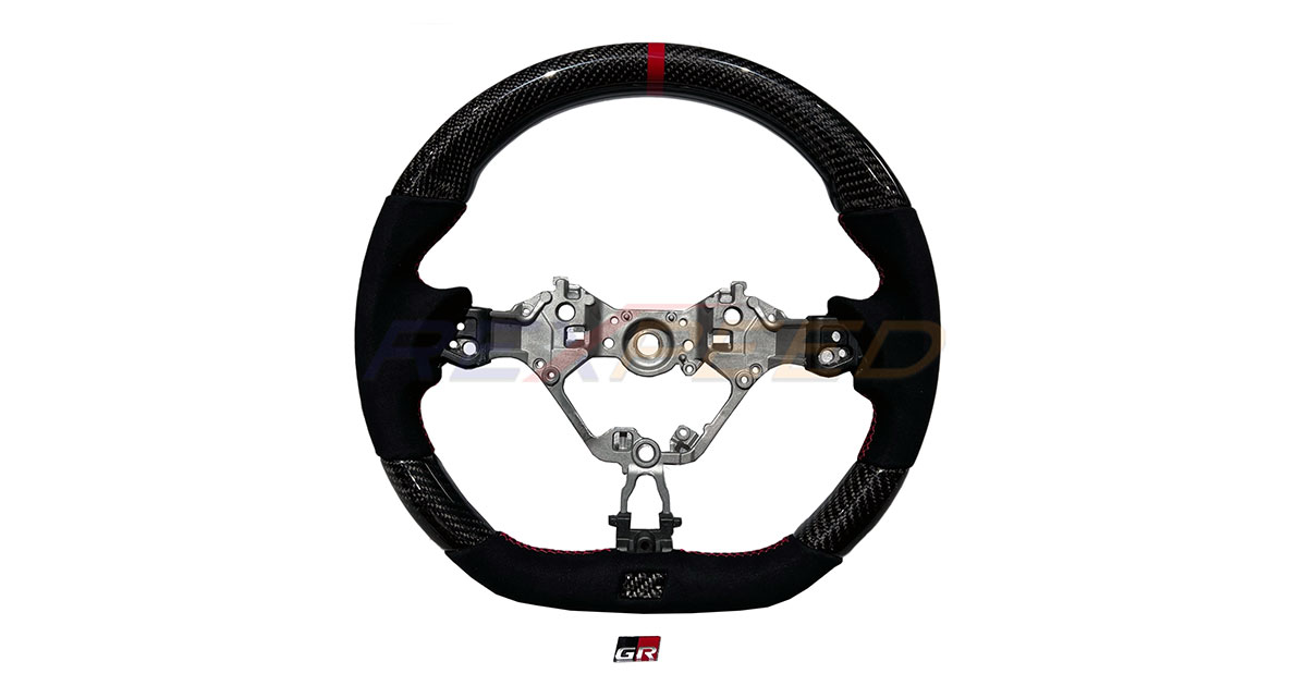 GR86 / BRZ 2022+ Carbon Fiber BLACK Suede Steering Wheel