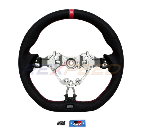 GR86 / BRZ 2022+ Black Suede Steering Wheel